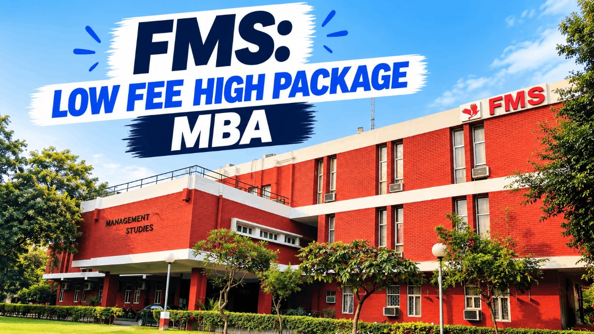 A comparison of FMS Delhi MBA fees against average placement packages at the top IIMs.