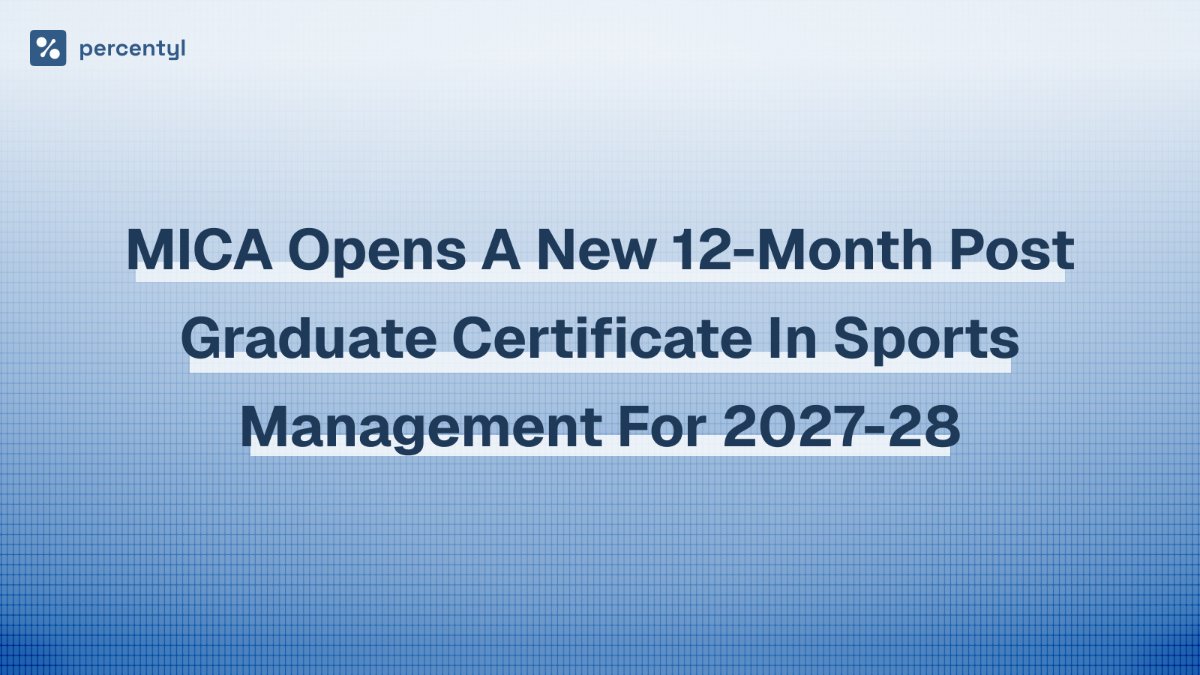 MICA opens a new 12-month Post Graduate Certificate in Sports Management for 2027-28